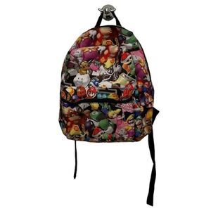 Nintendo 2017 Mario Kart Backpack School Book Bag Adjustable Straps